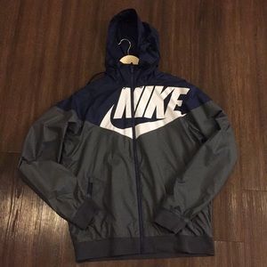 Nike Jacket Windrunner Blue & Gray